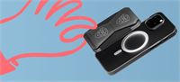 SUPPORTO PER TELEFONO E PORTACARTE MAGNETICO